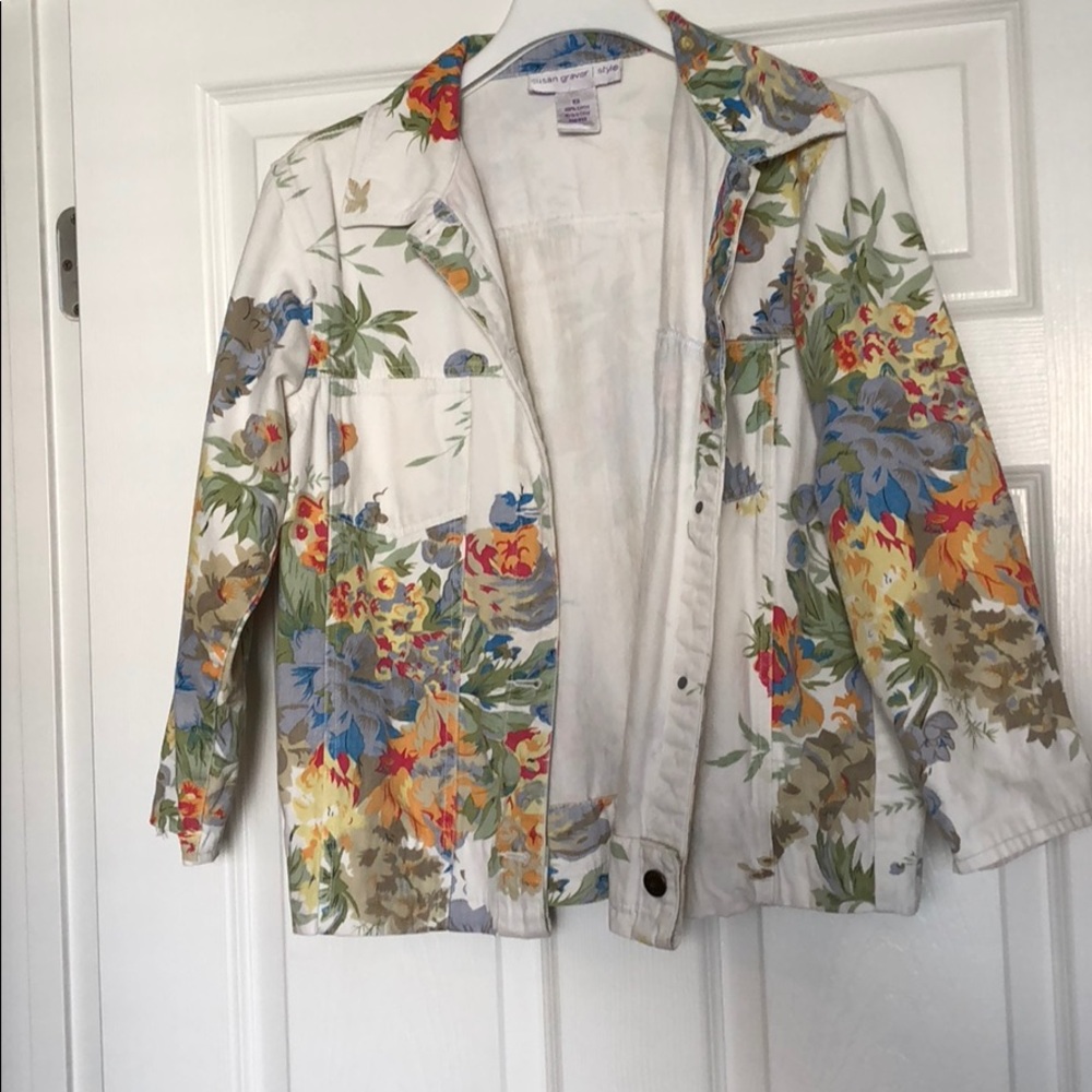 SOLD: Susan Graver Jean Jacket
